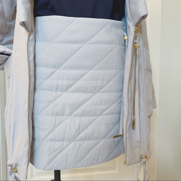 Puffy Padded Mini Grey Skirt with tassle detail - Picture 9 of 9